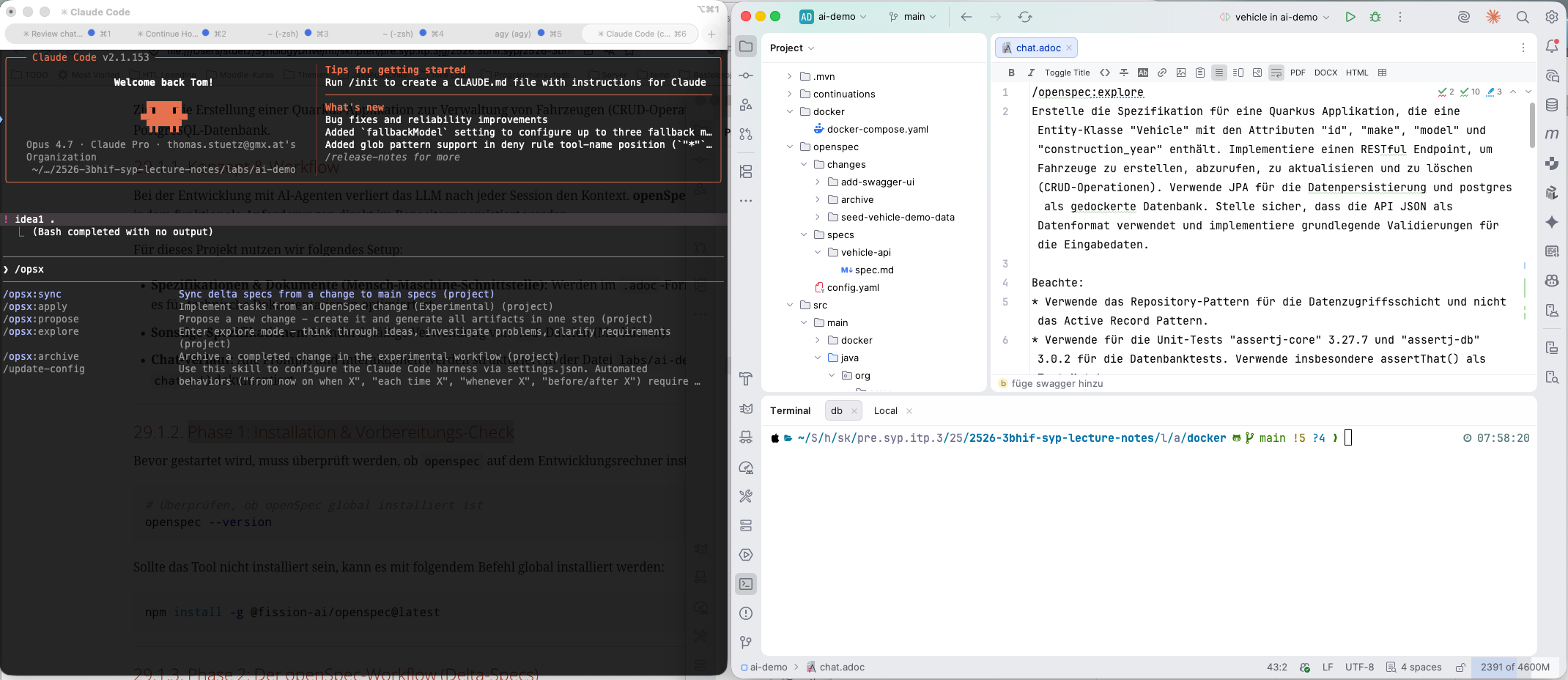 Zusammenarbeit zwischen AI-Agent und IDE
