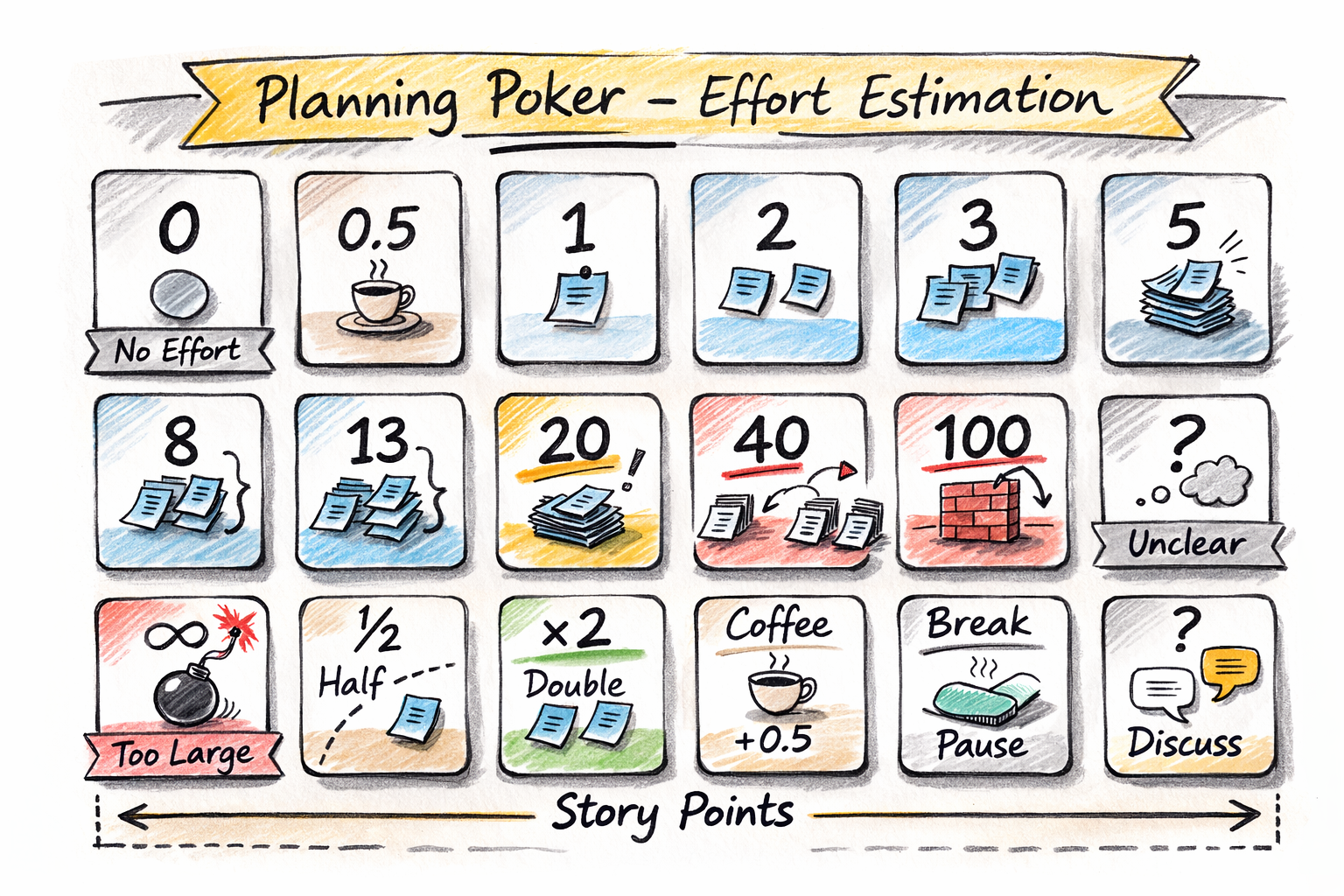 Planning Poker Card Deck